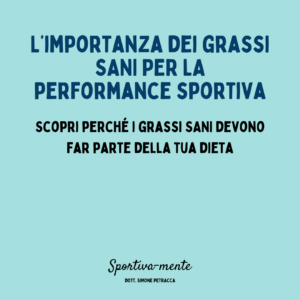 Scopri di più sull'articolo L’importanza dei grassi sani per la performance sportiva