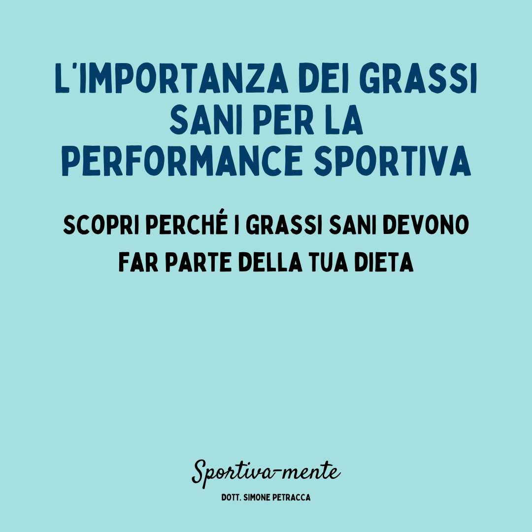 Al momento stai visualizzando L’importanza dei grassi sani per la performance sportiva